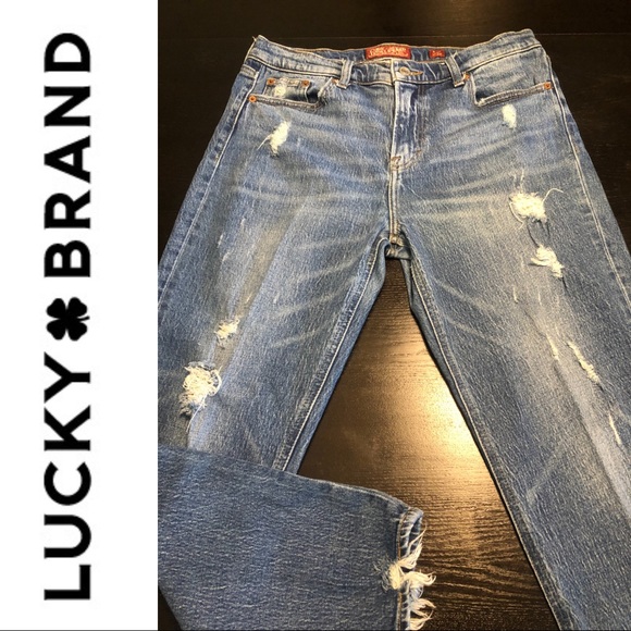 Lucky Brand Mid-Rise Sienna Slim Boyfriend Jean - Picture 4 of 5